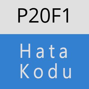 P20F1 hatasi