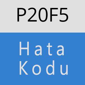 P20F5 hatasi