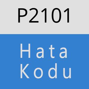 P2101 hatasi