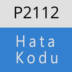 P2112 hatasi