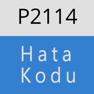 P2114 hatasi