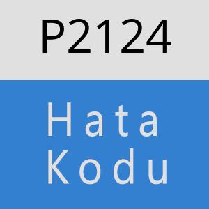 P2124 hatasi