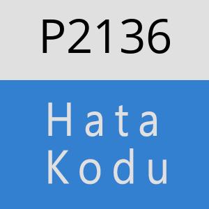 P2136 hatasi