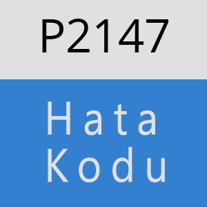 P2147 hatasi