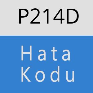 P214D hatasi