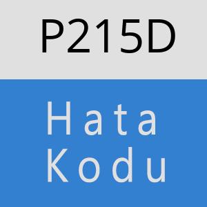 P215D hatasi