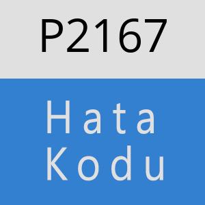 P2167 hatasi