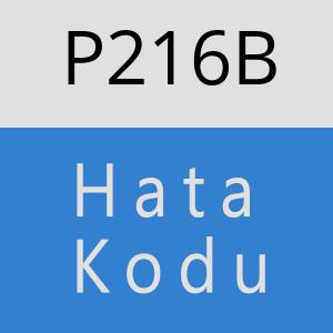 P216B hatasi