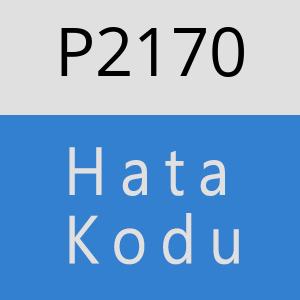 P2170 hatasi