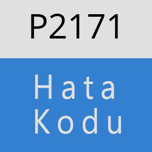 P2171 hatasi