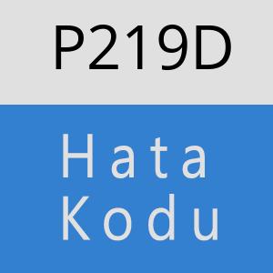 P219D hatasi