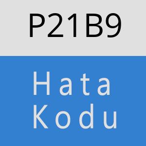 P21B9 hatasi