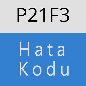 P21F3 hatasi