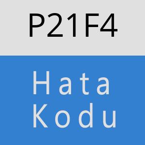 P21F4 hatasi