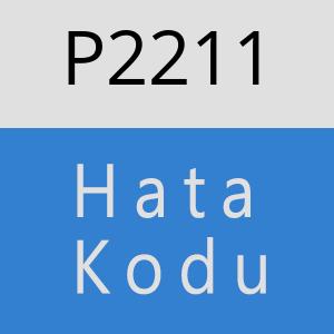 P2211 hatasi