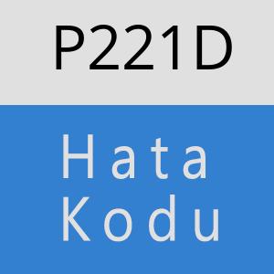 P221D hatasi