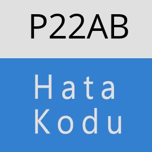 P22AB hatasi