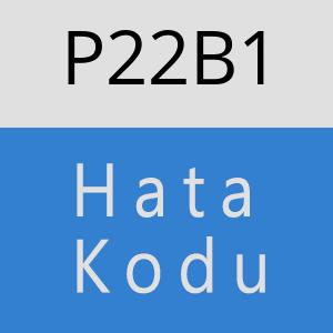 P22B1 hatasi