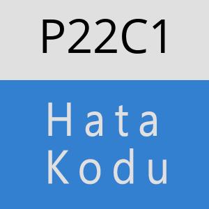 P22C1 hatasi