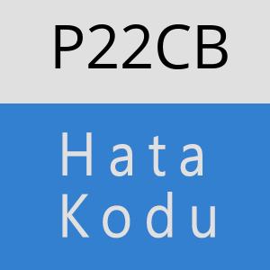 P22CB hatasi