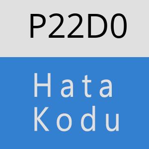 P22D0 hatasi