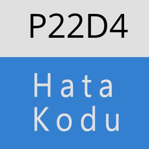 P22D4 hatasi