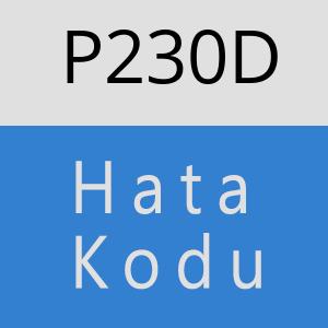 P230D hatasi