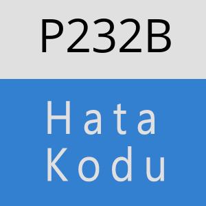 P232B hatasi