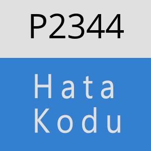 P2344 hatasi