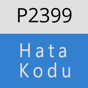 P2399 hatasi