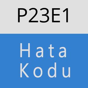 P23E1 hatasi