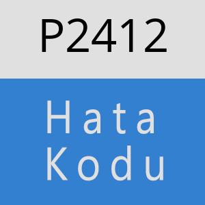 P2412 hatasi