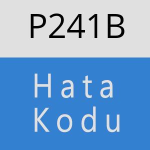 P241B hatasi