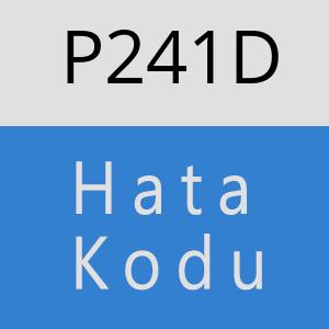 P241D hatasi