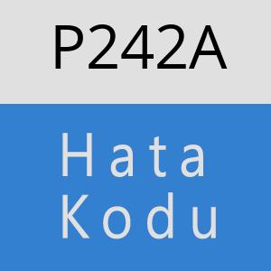 P242A hatasi