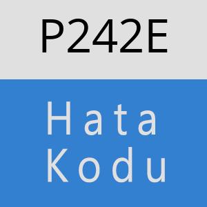 P242E hatasi