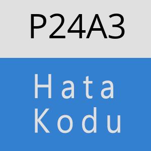 P24A3 hatasi