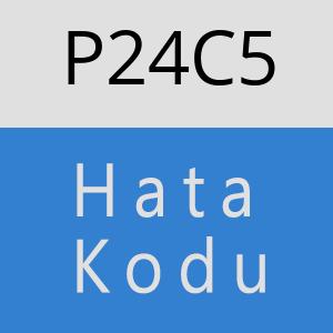 P24C5 hatasi