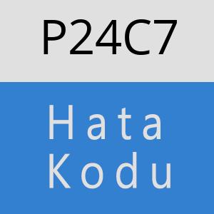 P24C7 hatasi