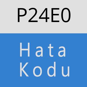 P24E0 hatasi