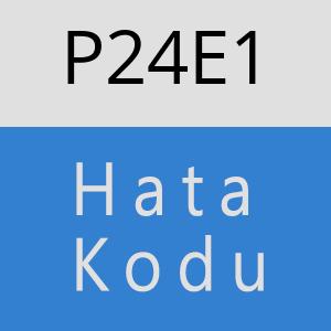 P24E1 hatasi