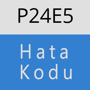 P24E5 hatasi