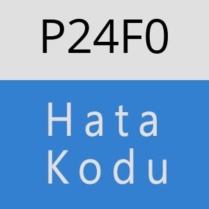 P24F0 hatasi