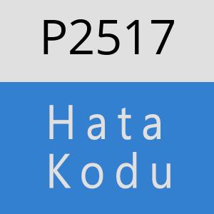 P2517 hatasi