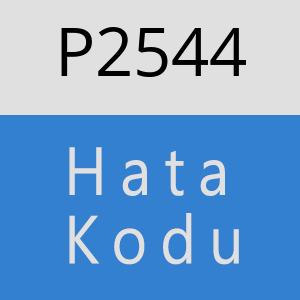 P2544 hatasi