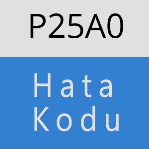 P25A0 hatasi