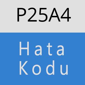 P25A4 hatasi