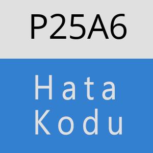 P25A6 hatasi