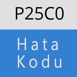 P25C0 hatasi