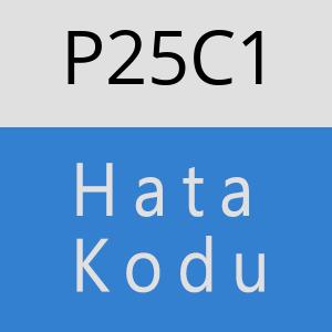 P25C1 hatasi